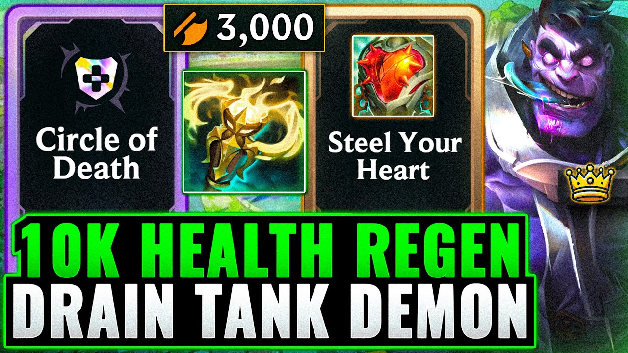 Healing 2000 HP/second: Killing Enemies with Regen Only | League Arena Gameplay