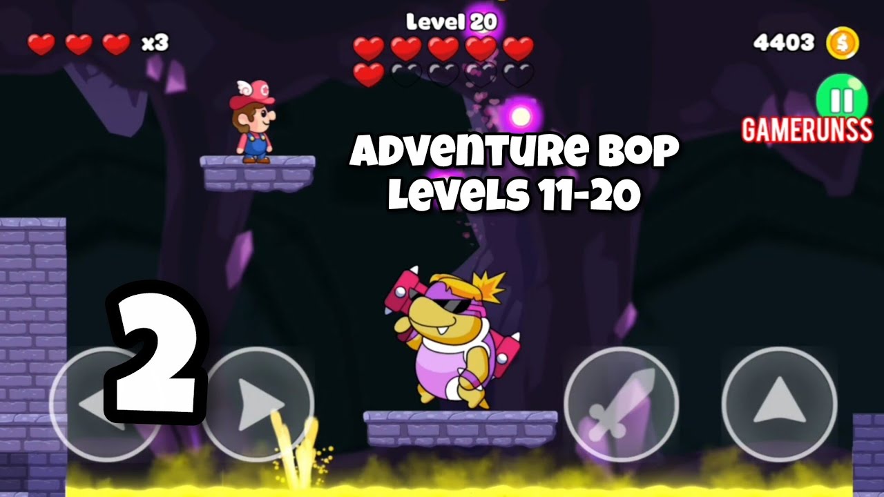 Super Run: Adventure Bop World — прохождение игры на Android, часть 2 — уровни 11–20