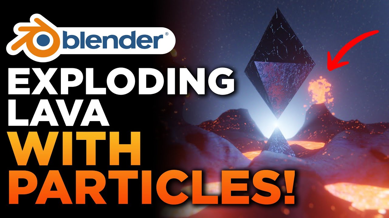 Создайте эту научно-фантастическую сцену с лавой с помощью Иви | Урок по Blender