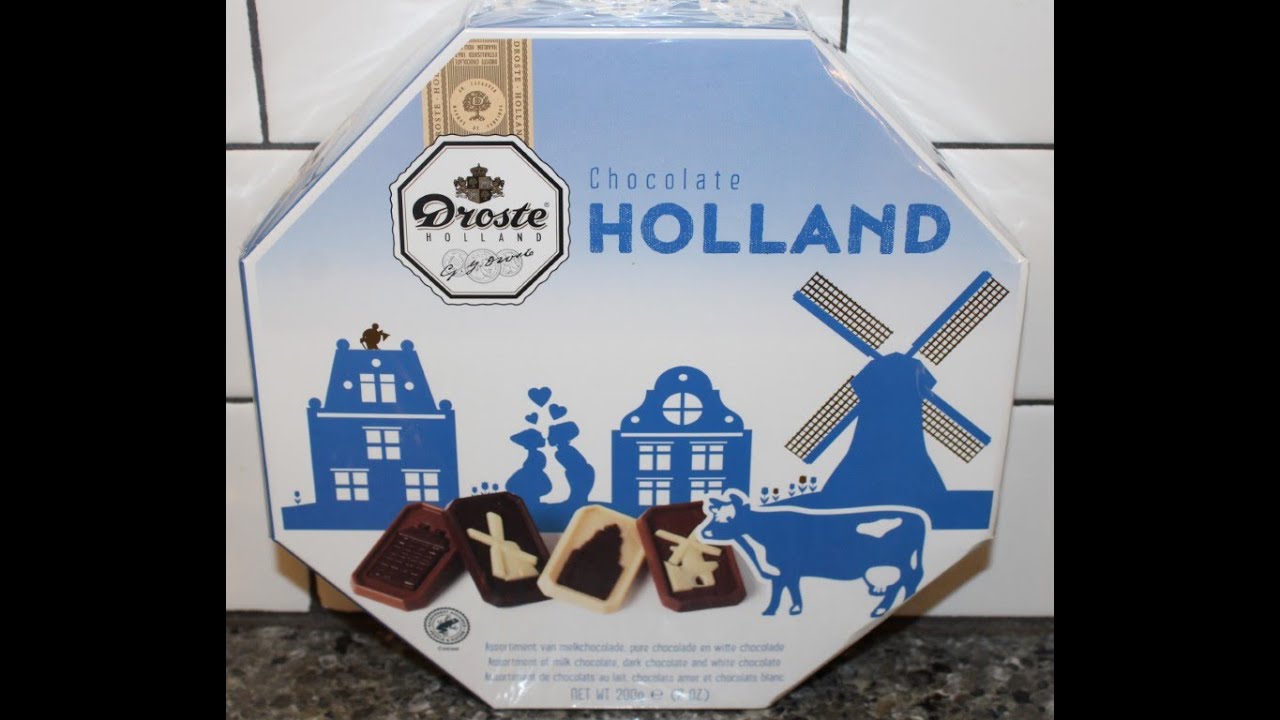 Droste Chocolate Holland Edition Gift Box: Milk, Dark & White Chocolate Review