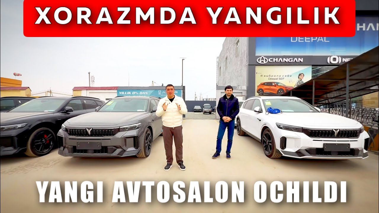 XORAZMDA YANGI AVTOSALON OCHILDI. 