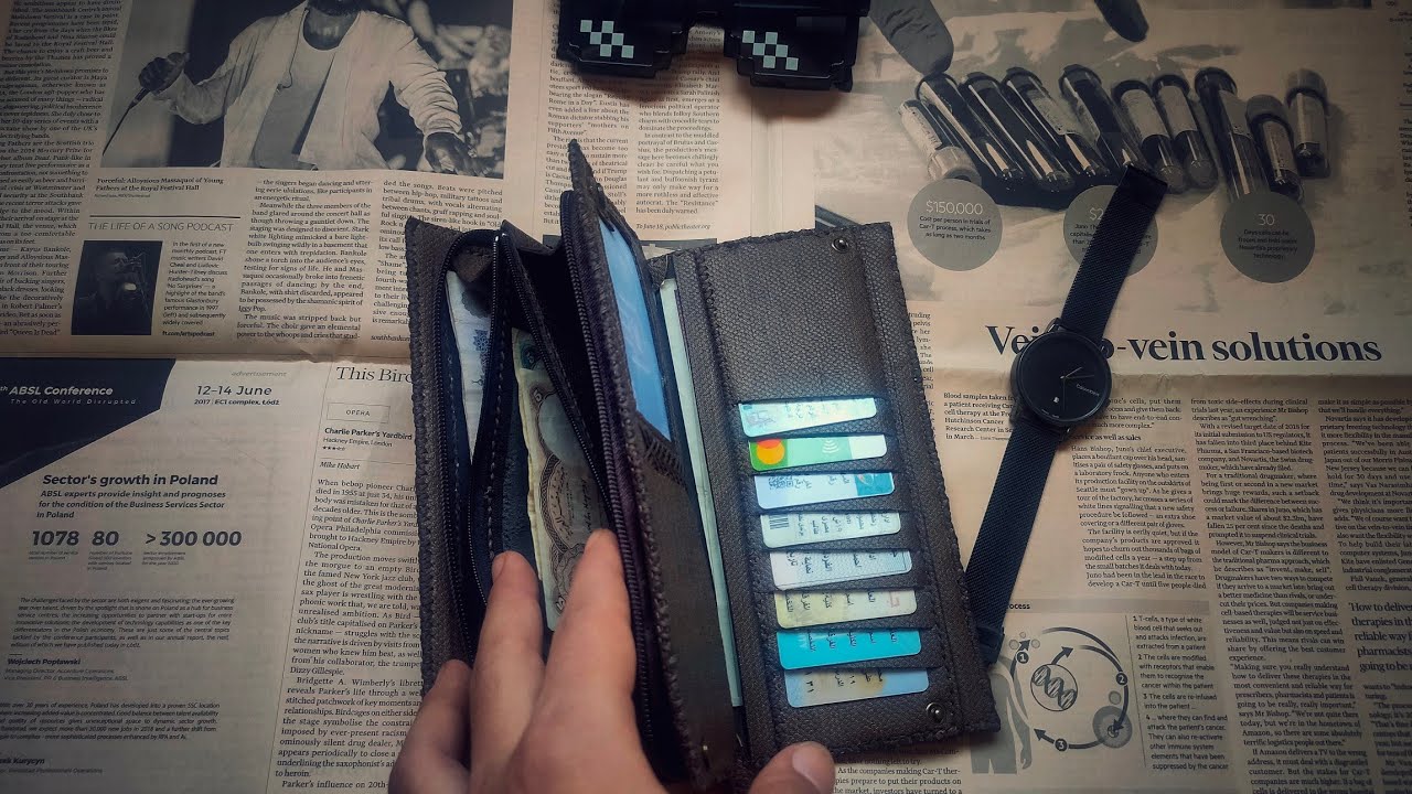 عمل محفظه رجالي كبيرة متعددة الجيوب | بالخطوات | افعلها بنفسك | نفذها بنفسك| making a big men wallet