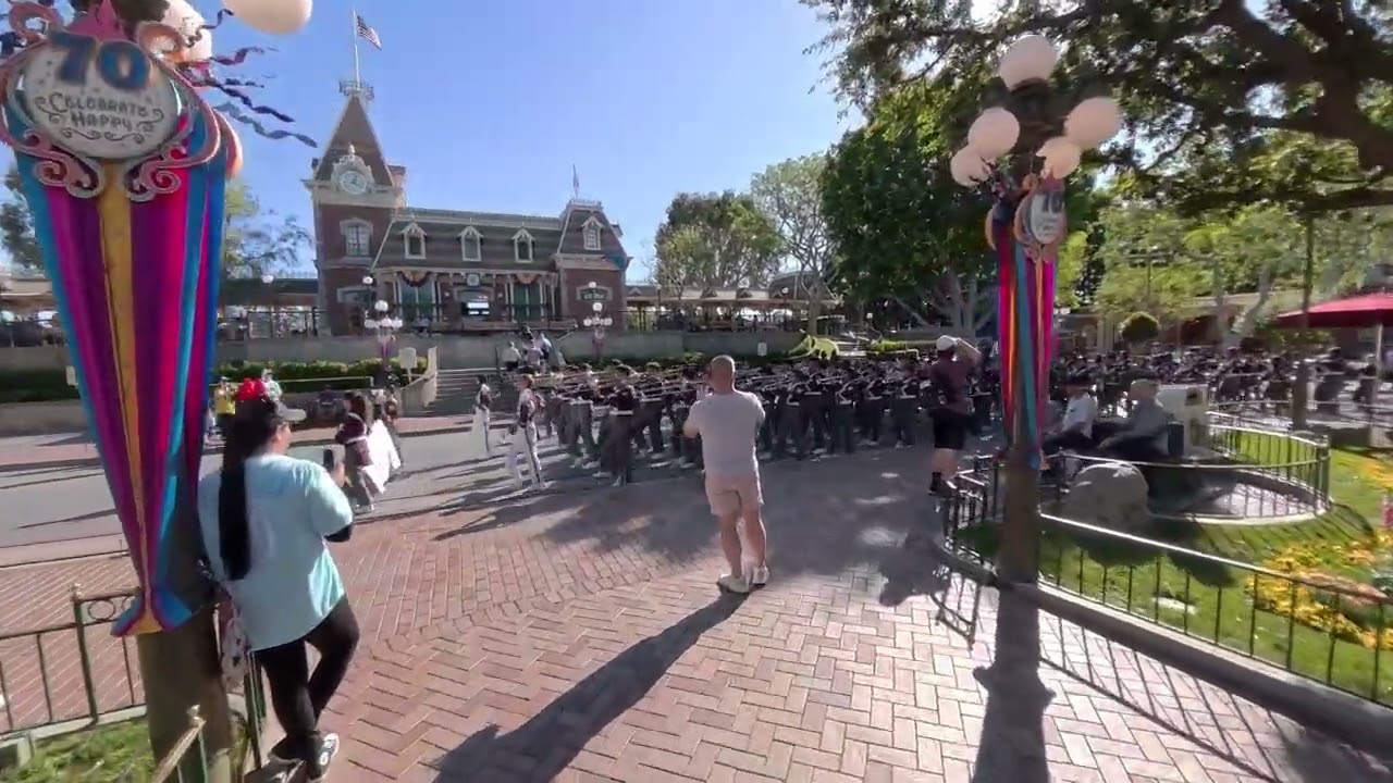 Ennis HS Marching Band at Disneyland 2026