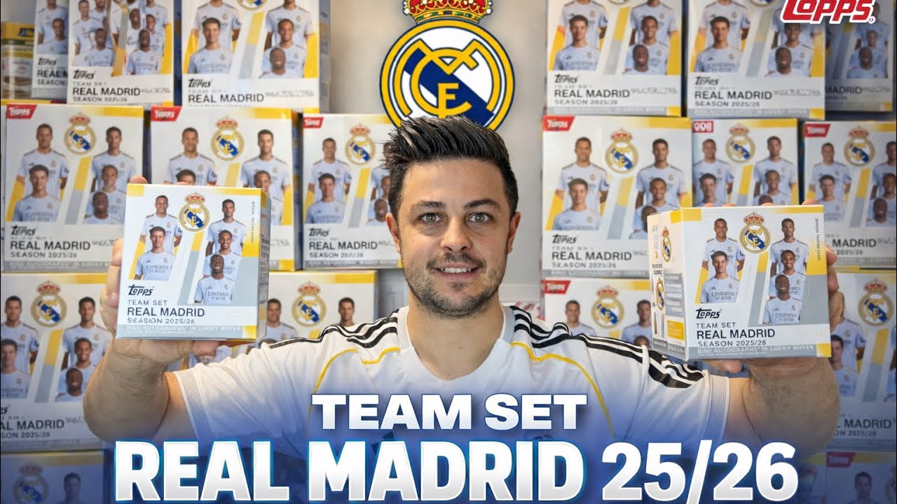 TEAM SET REAL MADRID 25/26 TOPPS | AUTÓGRAFO ORIGINAL PARTE 2