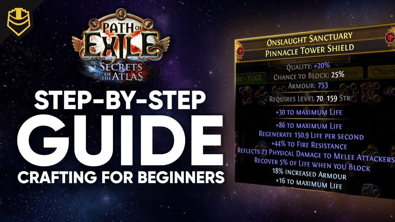 Shaper Shield Crafting Guide | Life on Block Step-by-Step for PoE 1 (New Player Friendly!)