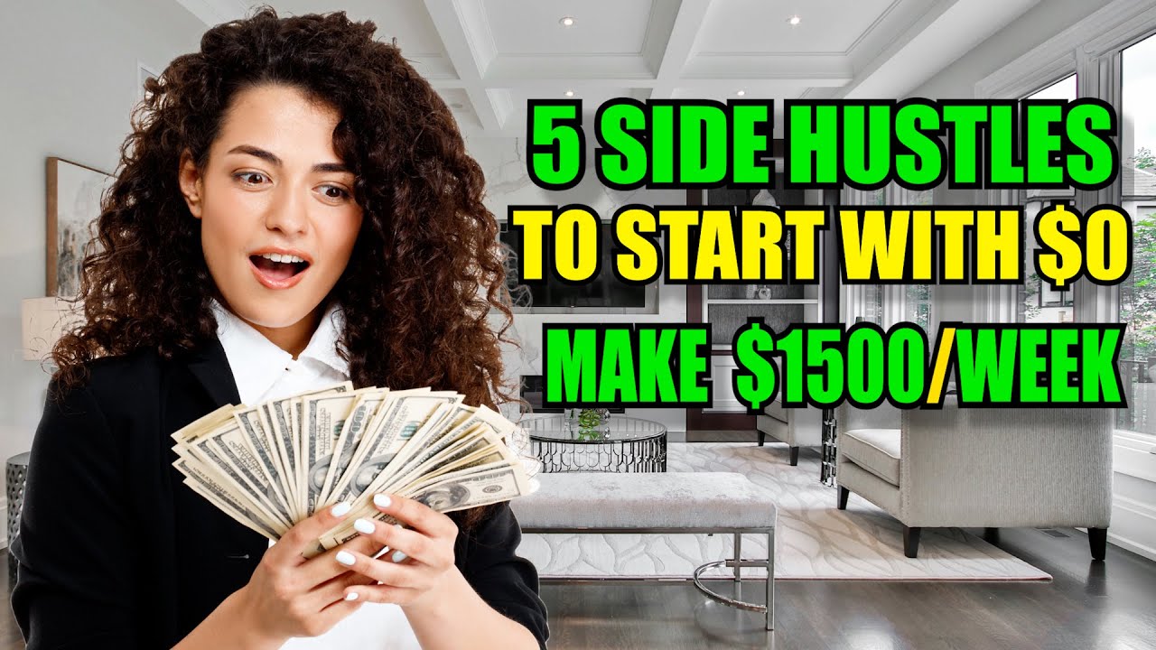 5 EASY Side Hustles to Start in 2025 | Real Passive Income ideas