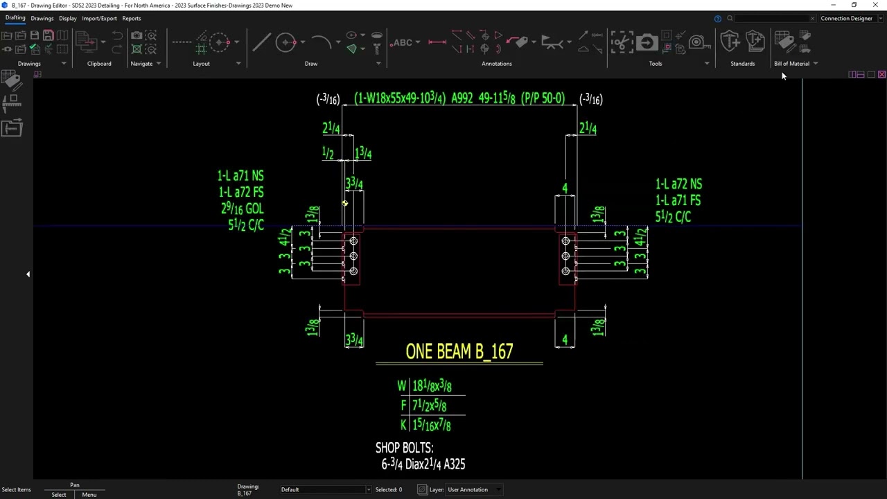 SDS2 2023: Surface Finishes on Drawings
