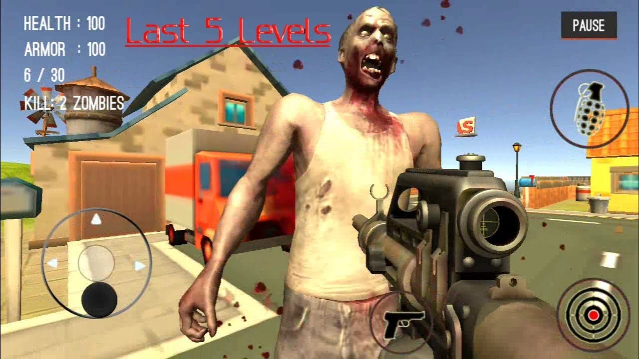 Zombie Killing City Shooting | Last 5 Levels