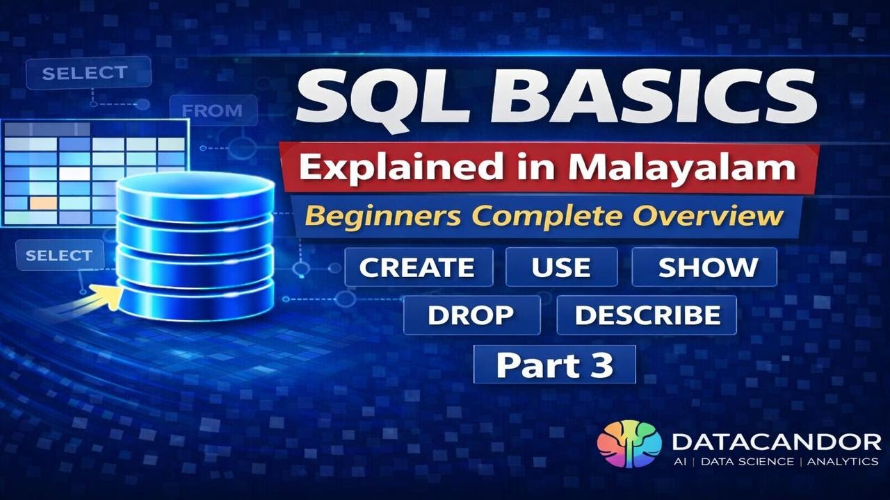 How to Create Database & Tables in MySQL | SQL Tutorial in Malayalam
