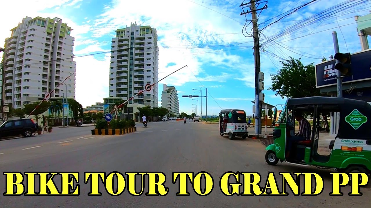 Cambodida Bike Tour Blvd Mao Tse Toung, Camko and Grand Phnom Penh l Visit Grand Phnom Penh