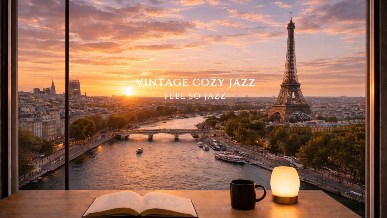 [Playlist] Уютный джаз у окна парижского кафе 🎷
