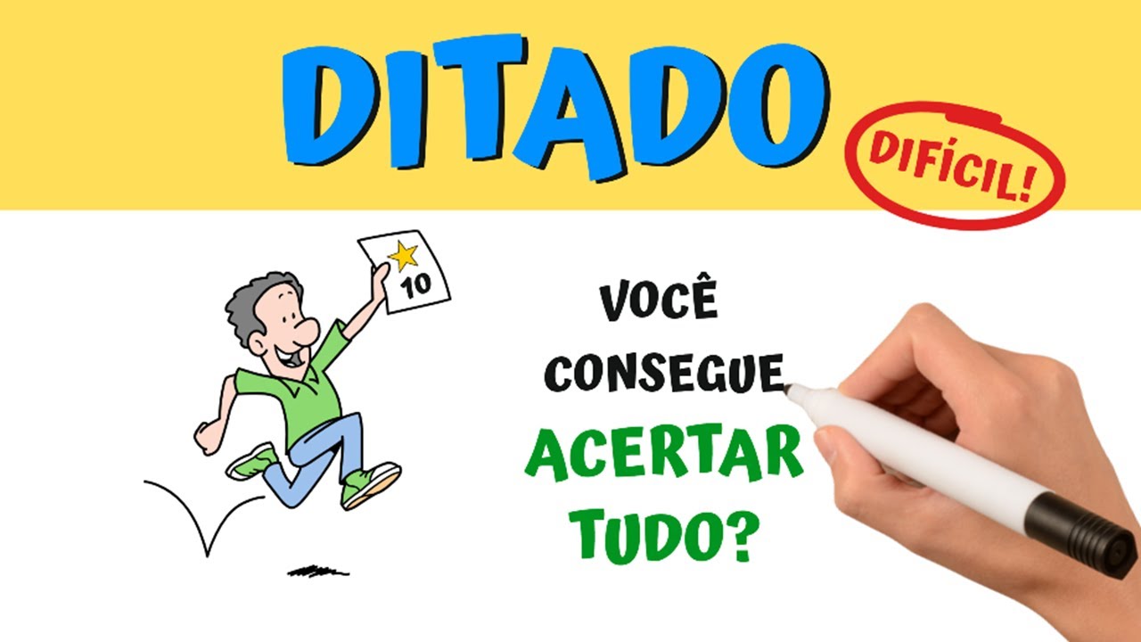 DITADO | TESTE DE ORTOGRAFIA: Palavras que MAIS GERAM DÚVIDAS! ✏️📚🤩❤️️