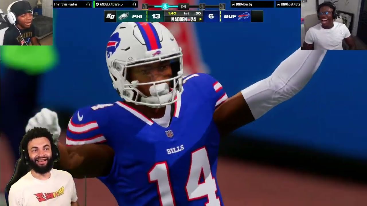 ANGEL, TRAVIS HUNTER, AND PRINCEJMG PLAY MADDEN 3V3s FOR THE FIRST TIME... LIVE!!!!