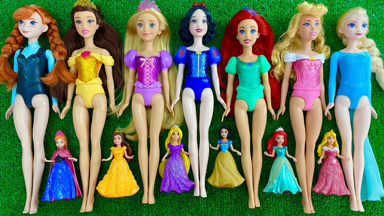 Cute Miniatures Disney Princess Frozen ELSA & Annall! elsa satisfying unboxing