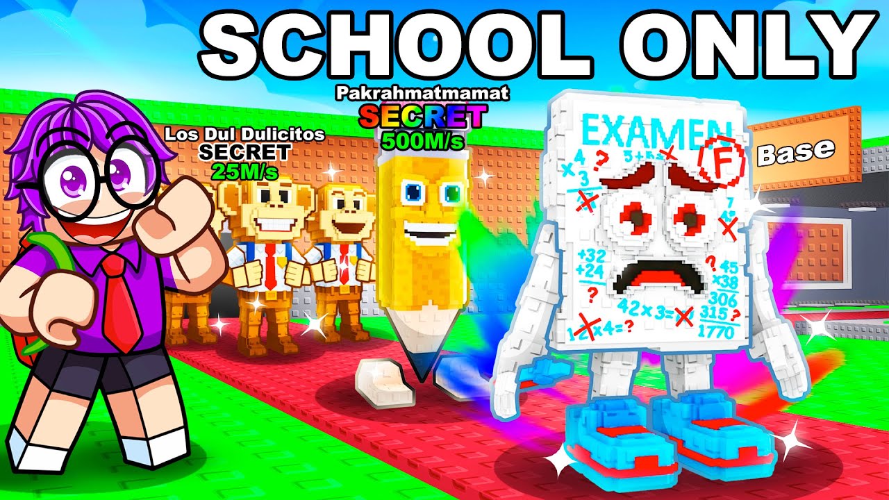 $0 to $1 TRILLION with SCHOOL ONLY Brainrots