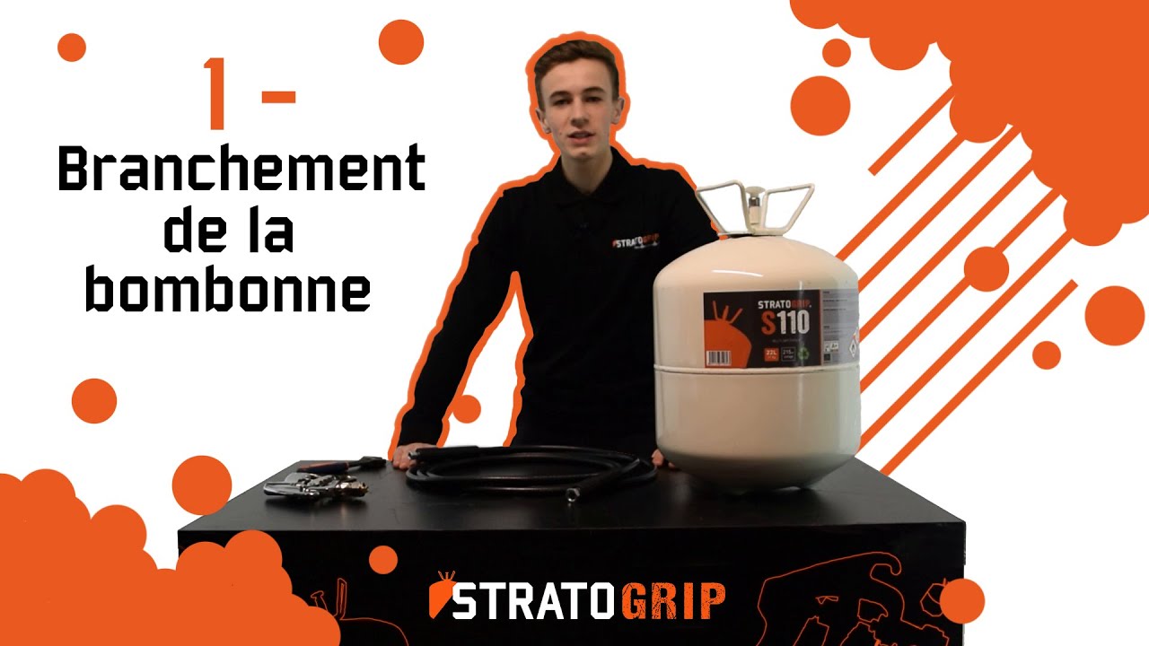 Épisode 1 - Comment brancher la bombonne de colle STRATOGRIP ?