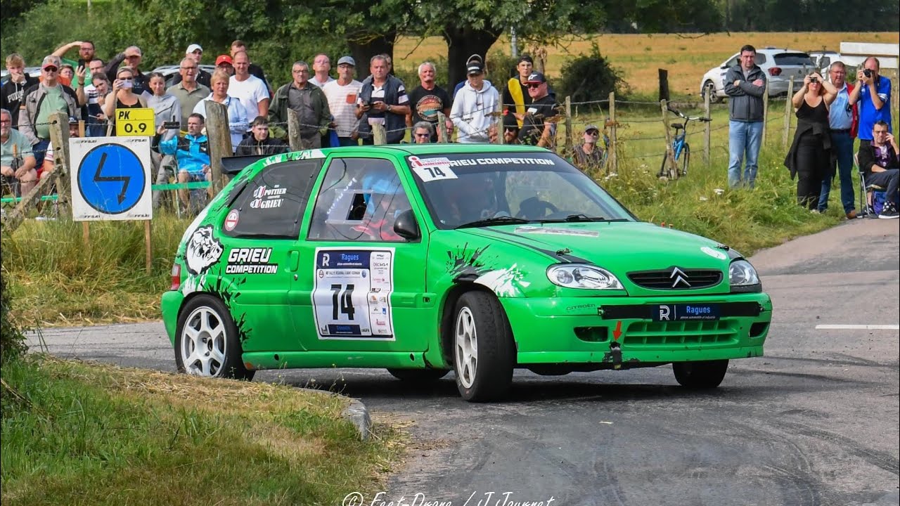 ES4 Rallye saint germain la campagne 2024 GRIEU POTTIER SAXO F2013 N74