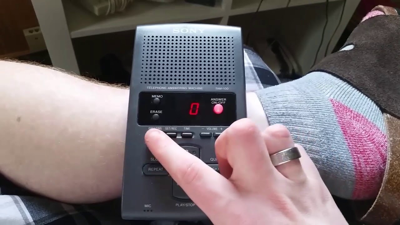 Sony TAM-100 Digital Answering System Test