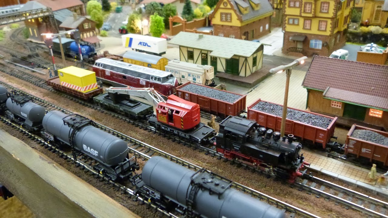 Spur N - Sommerfahrplan auf meiner Modelleisenbahn