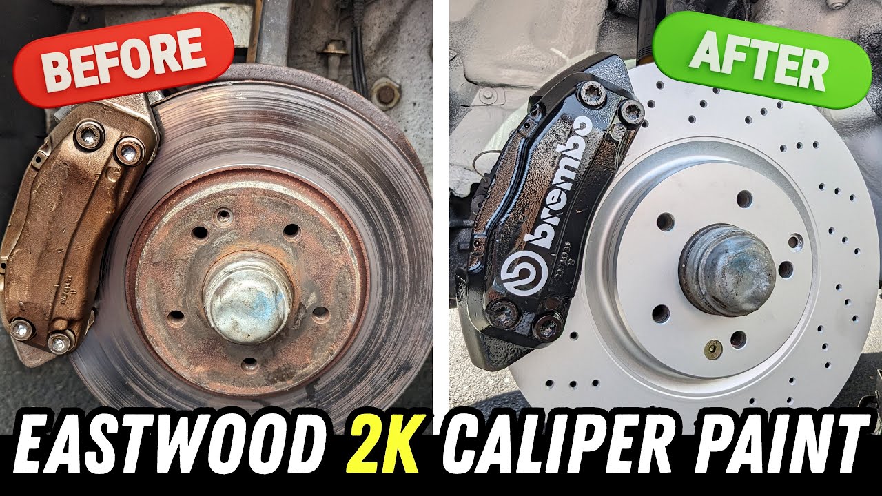 Brake Caliper Makeover with Eastwood's 2k Caliper Paint | Before & After Results