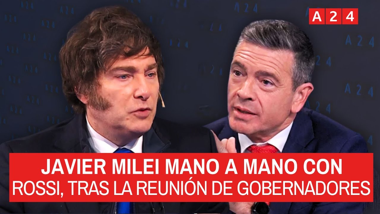📢 JAVIER MILEI MANO A MANO CON PABLO ROSSI: 