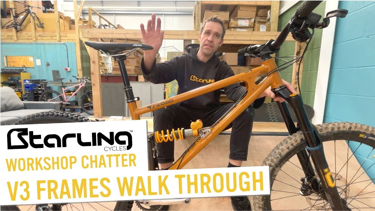 WORKSHOP CHATTER: V3 Starling Cycles Frames Walk Through