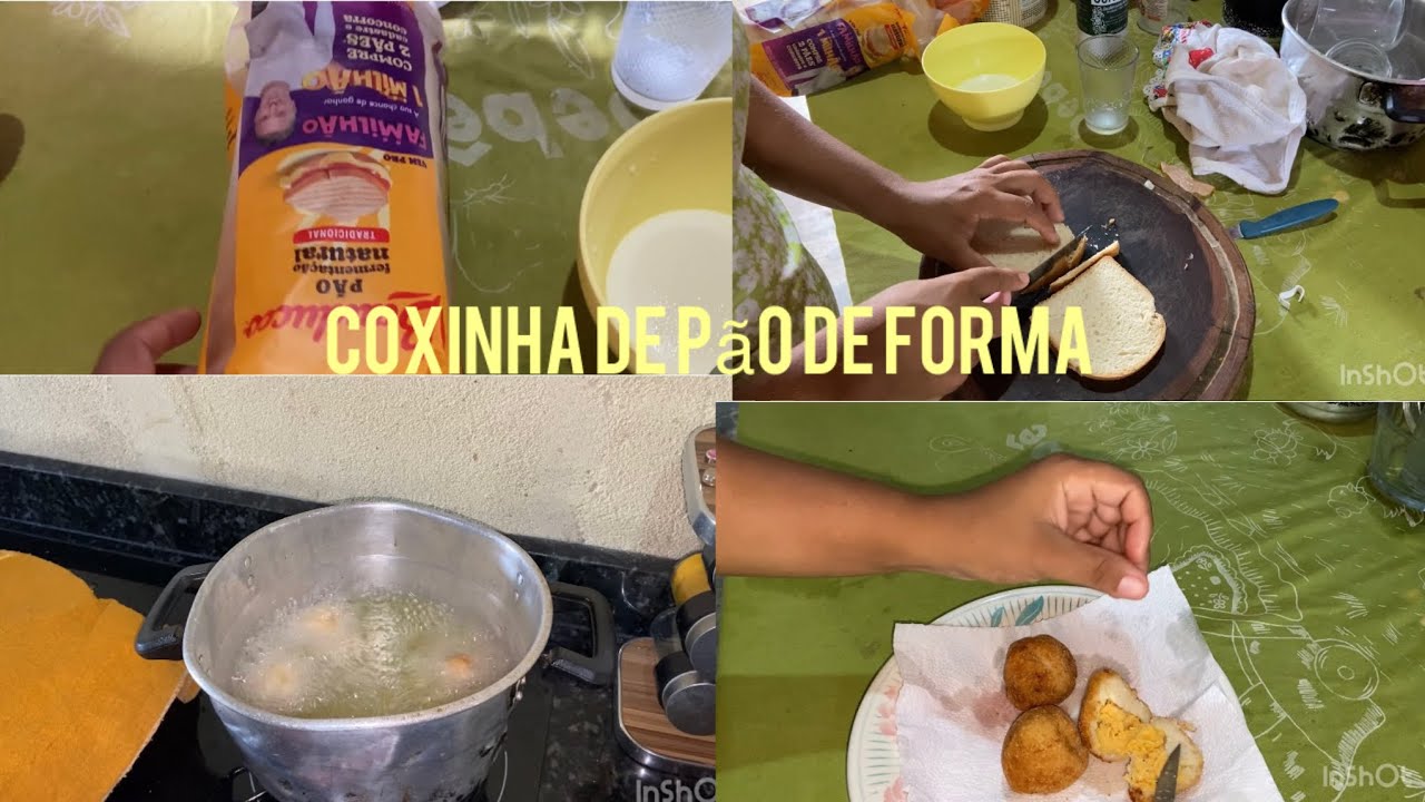 COXINHA DE PÃO DE FORMA SERÁ SE PRESTOU?