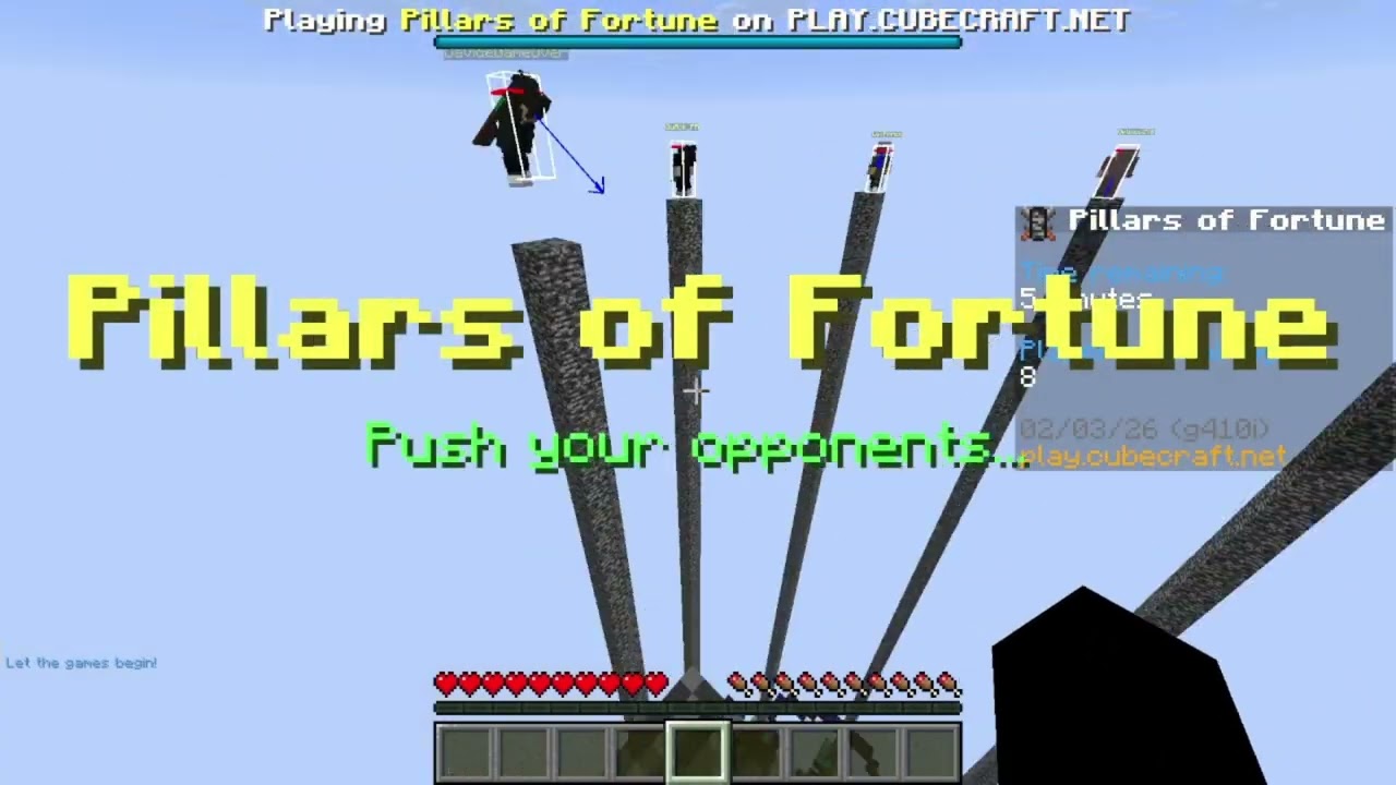 Pillars of Fortune part 1. CubeCraft Pillars of Fortune?