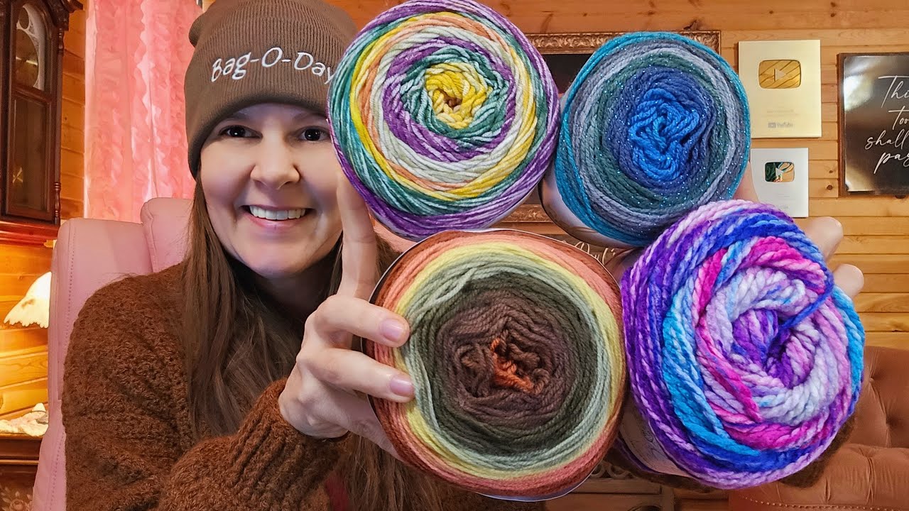 ALL NEW Lion brand MANDALA Yarn COLORS!!! - So Exciting!!