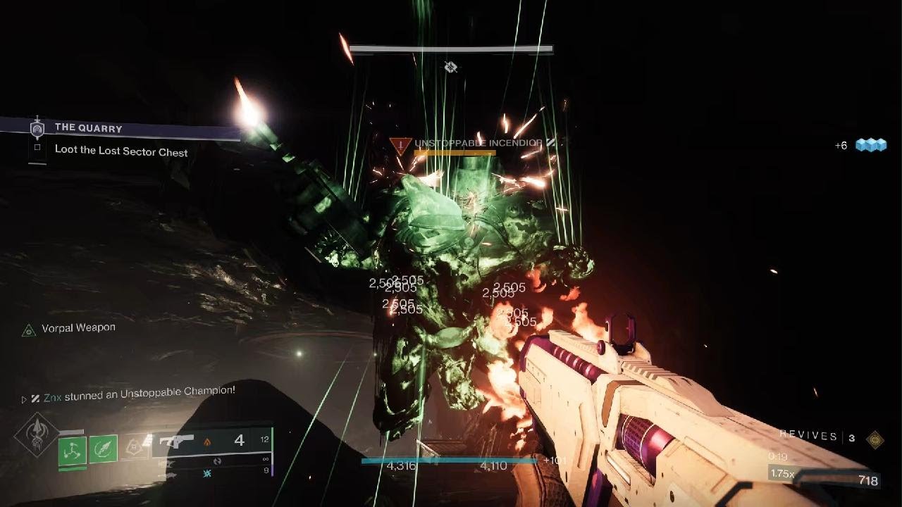 Easy Master Quarry Solo flawless Lost sector - Strand Hunter