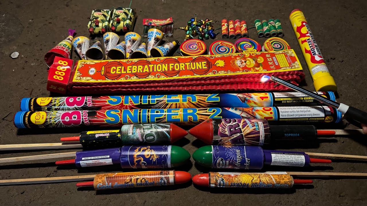 NYUMET MERCON RENTENG 2.5 METER, ROMAN CANDLE, ROKET, TANK, TERATAI, GANGSING, MALAM RAMADHAN 2026!!