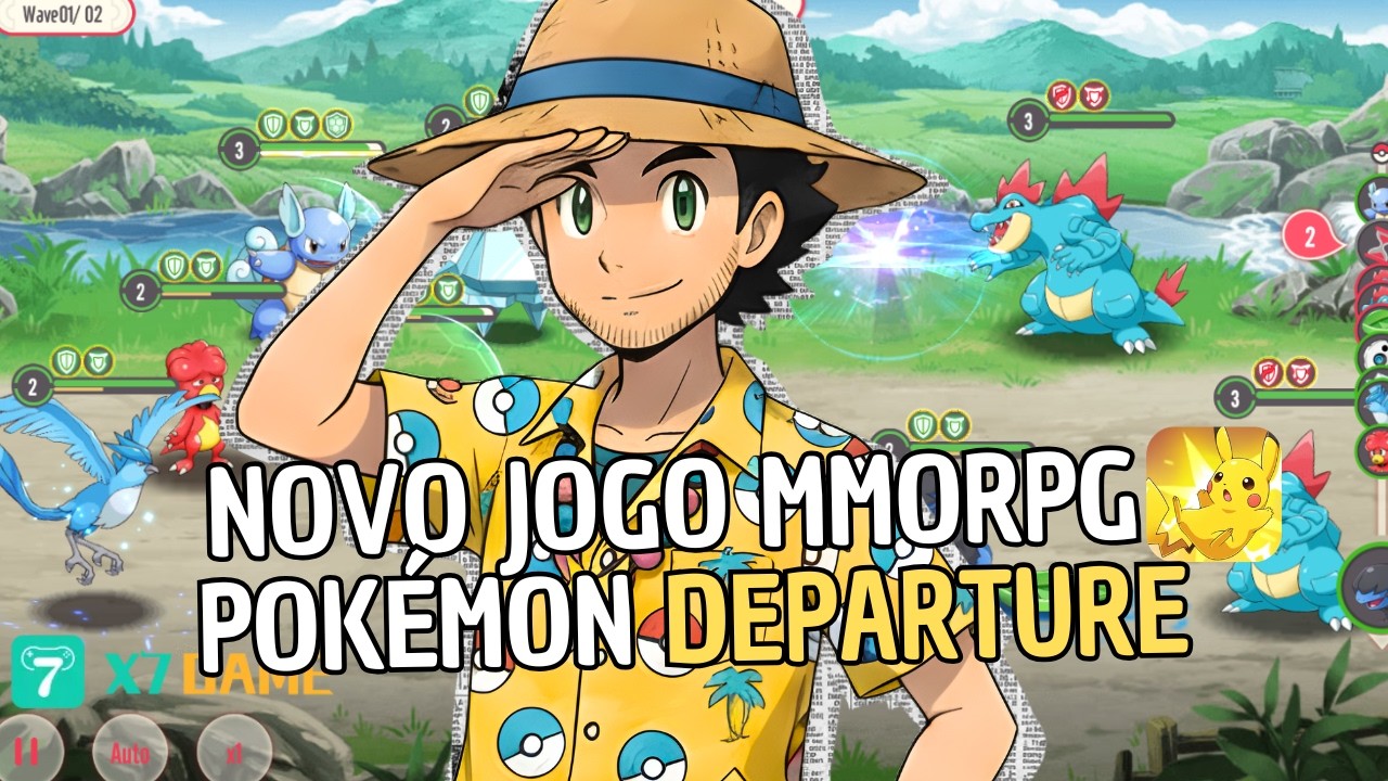 NOVO JOGO MMORPG POKÉMON DEPARTURE! - X7GAMES -