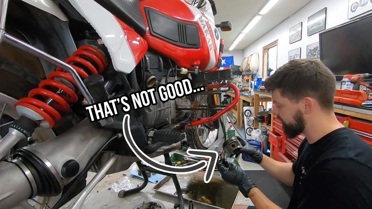Discovering internal engine damage on my R100GS Paris Dakar