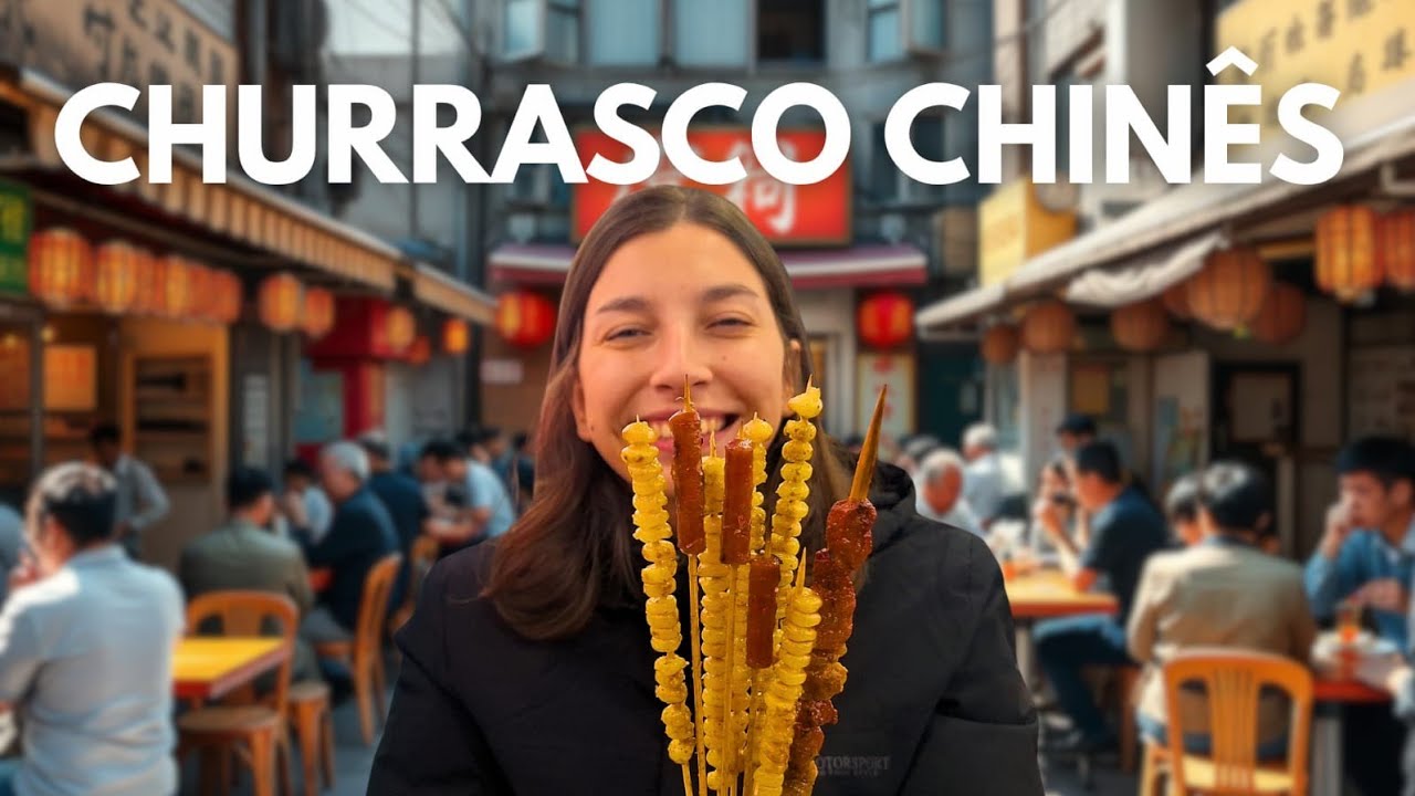 EXPERIMENTANDO COMIDAS NA CHINA