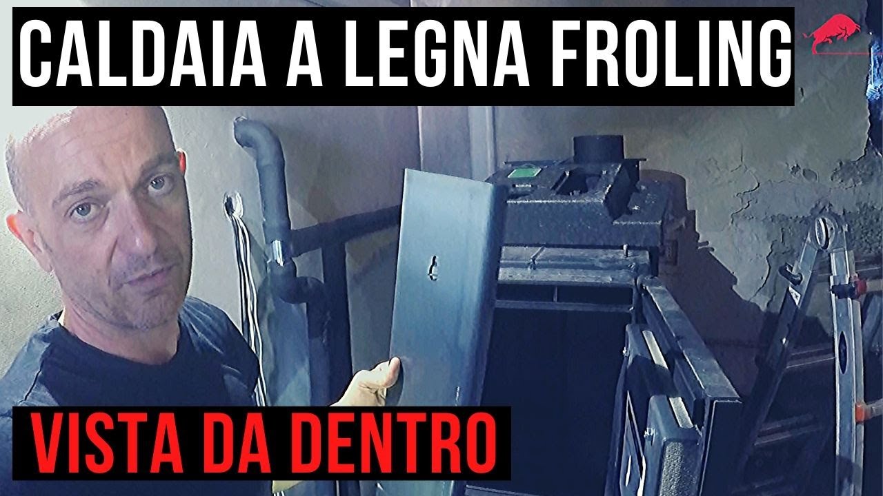 Guardiamo assieme l'interno di una caldaia a legna a fiamma inversa Froling s4 Turbo
