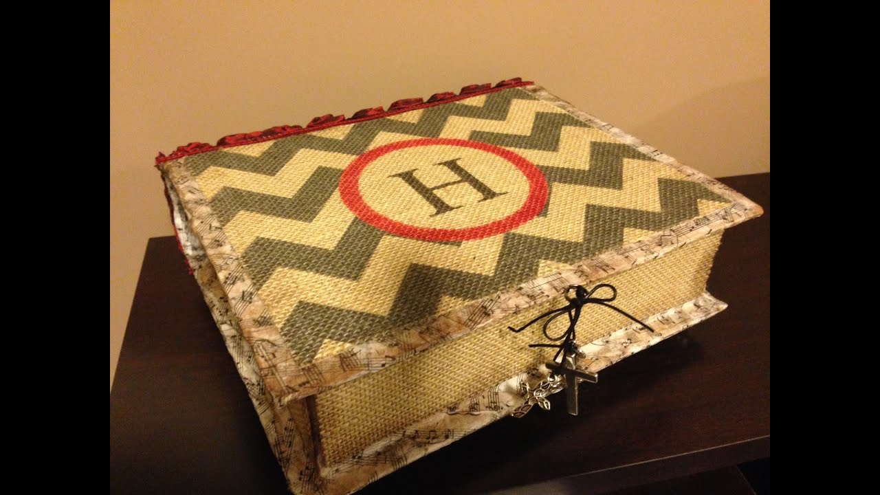 Upcycled Card Board Box to Classic Book Box Part 1