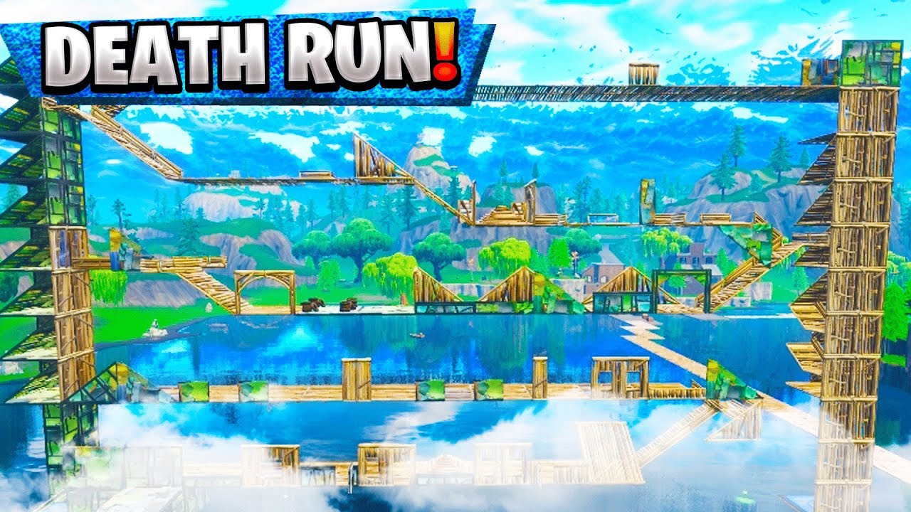 *NEW* DEATH RUN MINI GAME in FORTNITE BATTLE ROYALE! (Fortnite Playgrounds Custom Game)