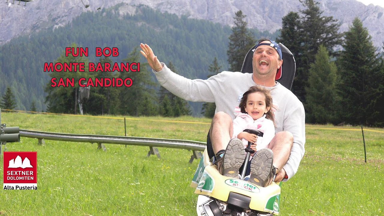Discesa dal Monte Baranci di San Candido col Fun Bob