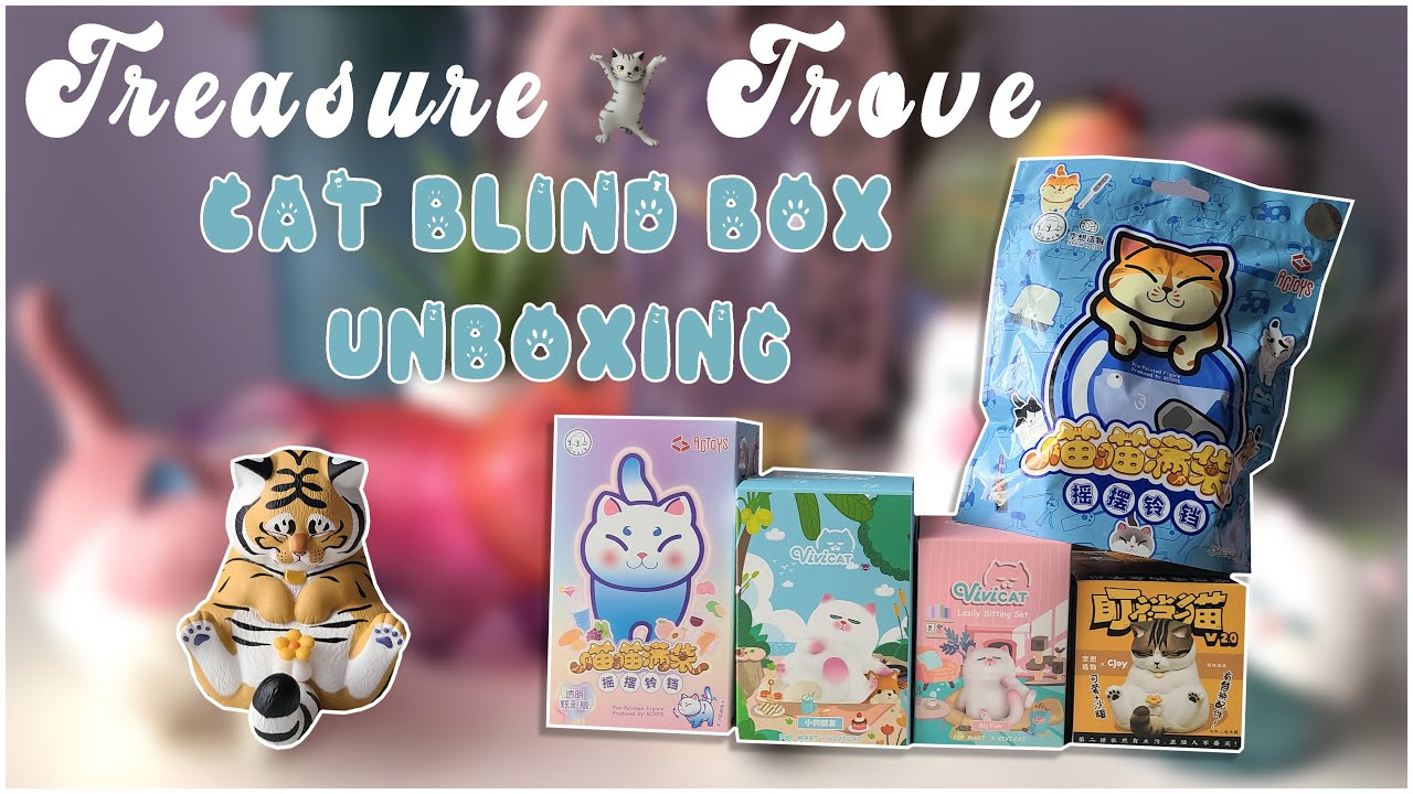 Распаковка закрытой коробки с куклой Treasure Trove #1 Cat (PopMart, AC Toys и CJoy) НАЙДЕНО СЕКР...