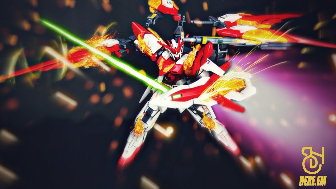 Hobby Time - HGBF Wing Gundam Zero Honoo [Unboxing/Speed Build/Action](Panel Line&Sticker)