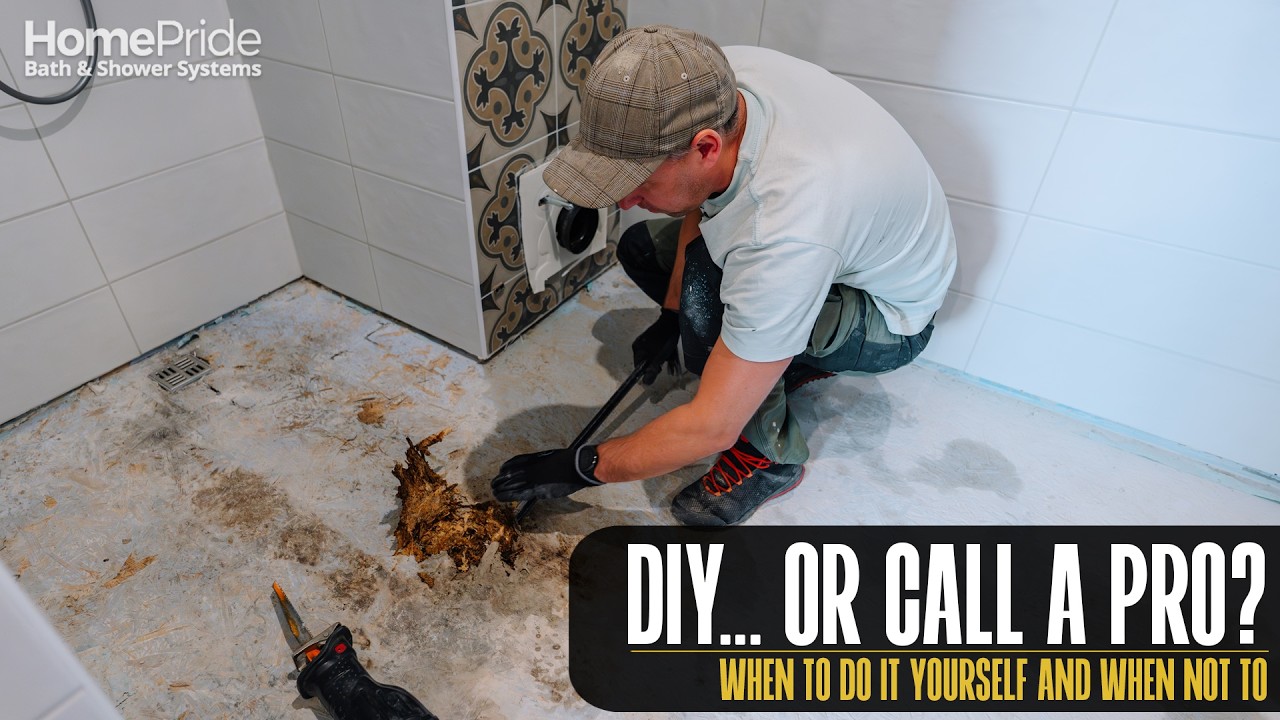 DIY BATHROOM  REMODEL VS HIRING A PRO | What Homeowners Must Know Before Starting