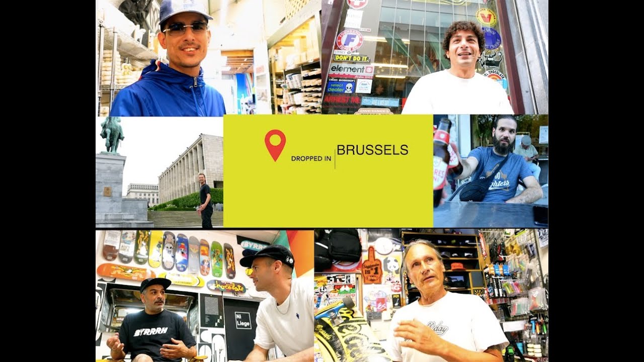 Dropped in Brussels. The Belgian scene, Kevin Vu, Ride all day skateshop, Monts des arts and more!