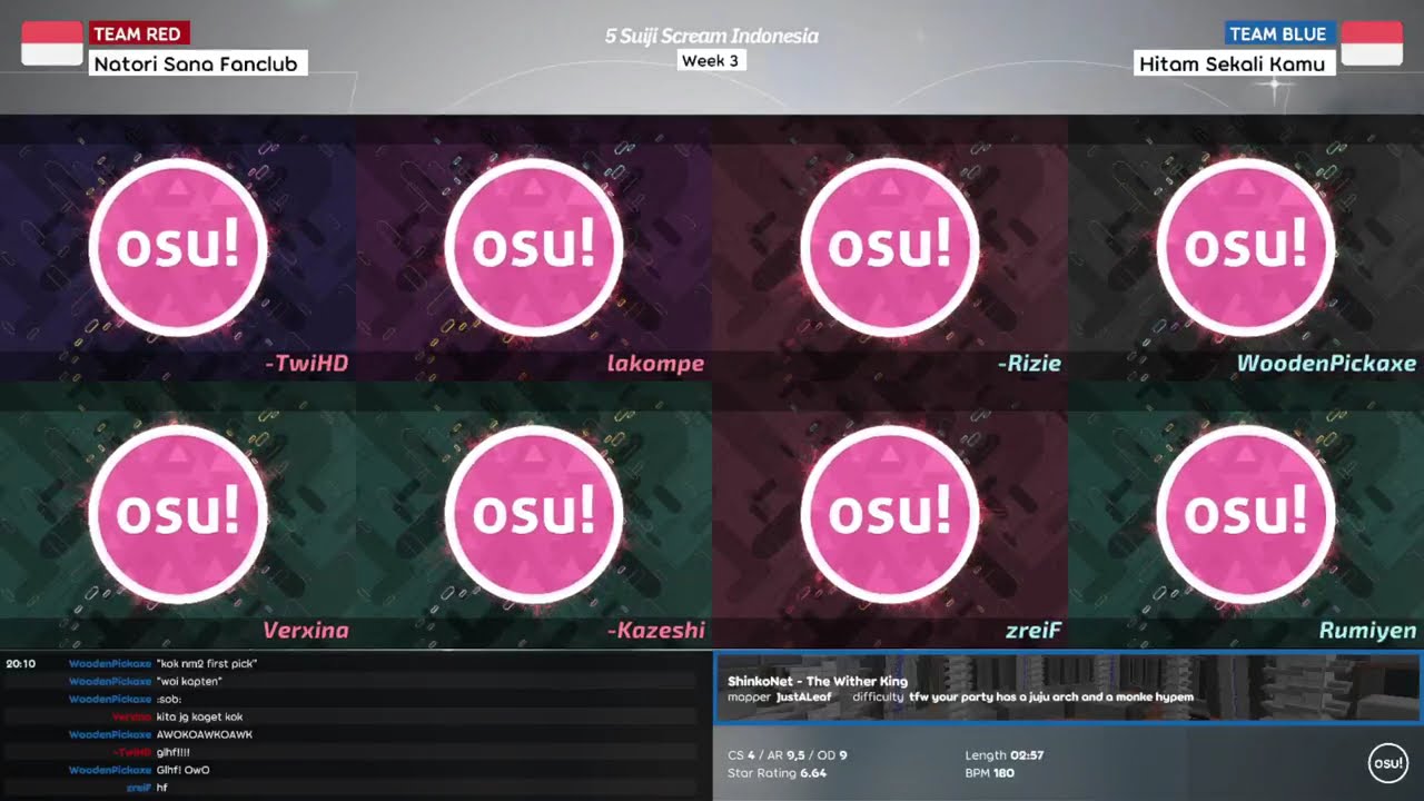 5SSI Week 3 | Natori Sana Fanclub vs Hitam Sekali Kamu