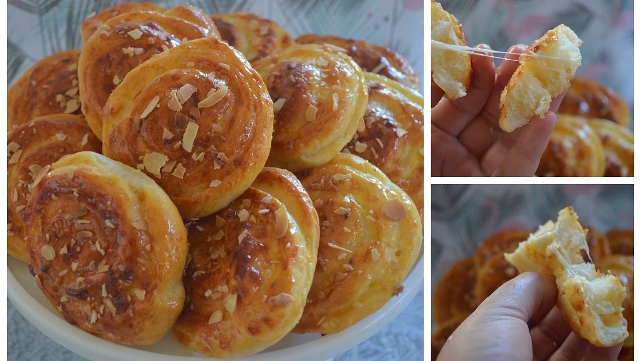 فطائربالجبن و العسل على شكل شنيك 🌙🌙لذااااااااذ و سهلين في التحضيرshneck au fromage/miel
