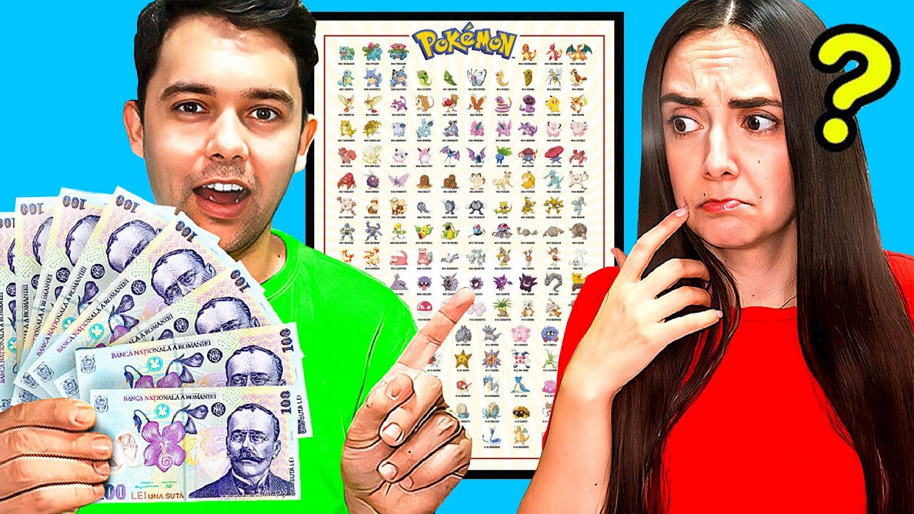 CASTIG 1000 RON Daca Ghicesc TOTI Pokemonii!