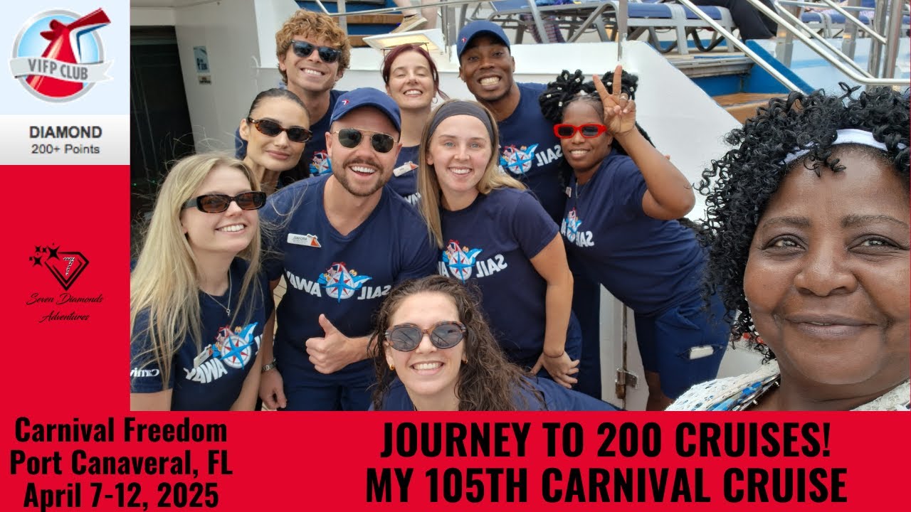 MY 104TH CARNIVAL CRUISE | Carnival Freedom, Port Canaveral, FL | April 7-12, 2025