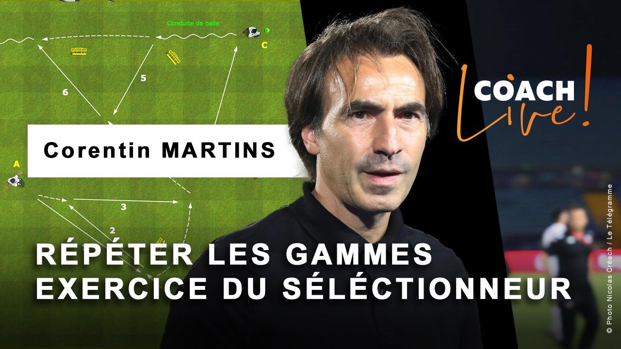 Corentin Martins (ex-FFF) partage un exercice pour maîtriser les bases du football ⚽ | Coach Live