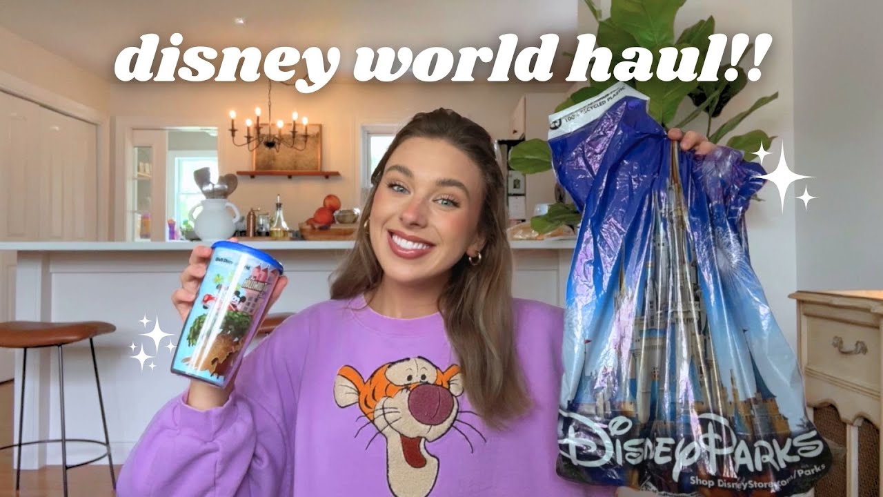 DISNEY WORLD HAUL! Everything I bought in Disney World, pin collection, new merch, clothing, & more!