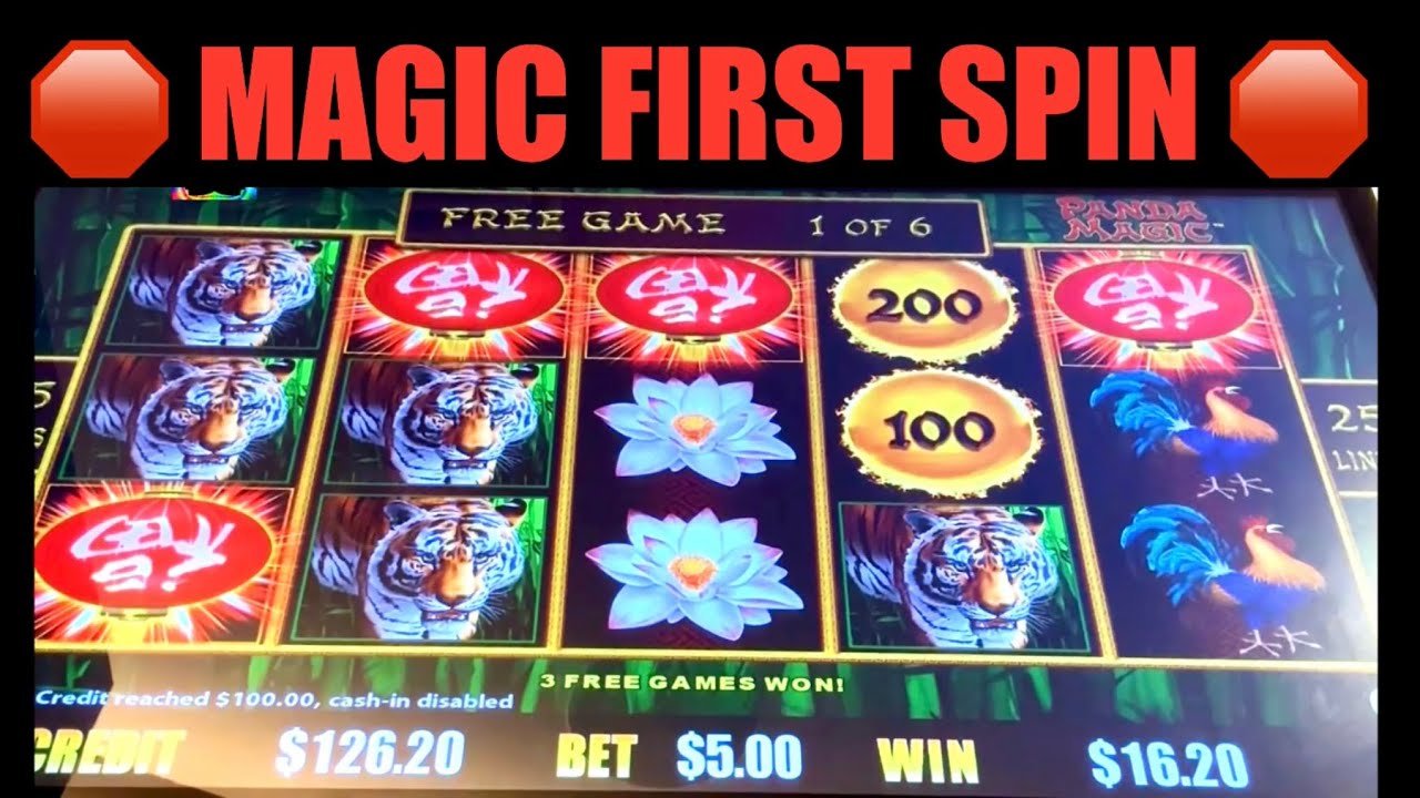 🛑 MAGIC FIRST SPIN 🛑 PANDA MAGIC DRAGON LINK SLOT MACHINE 🎰 POKIE WINS