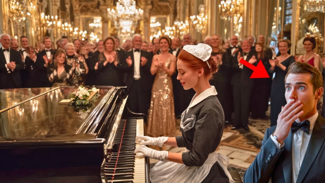 LE MILLIONNAIRE a exigé que sa FEMME DE MÉNAGE joue du PIANO à la fête, mais elle a ÉTÉ APPLAUDIE...